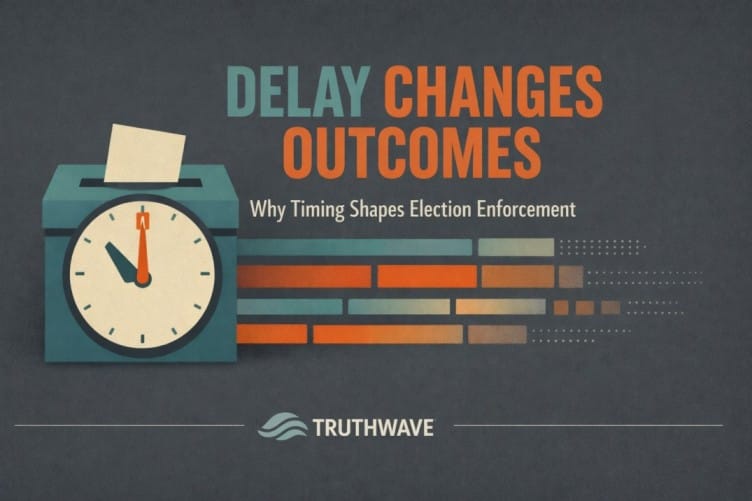 Election Commission enforcement delays affecting election outcomes