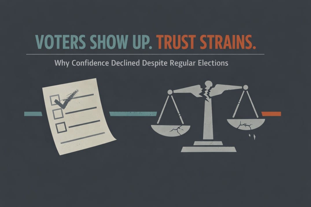 Declining voter trust in Indian elections despite regular voting