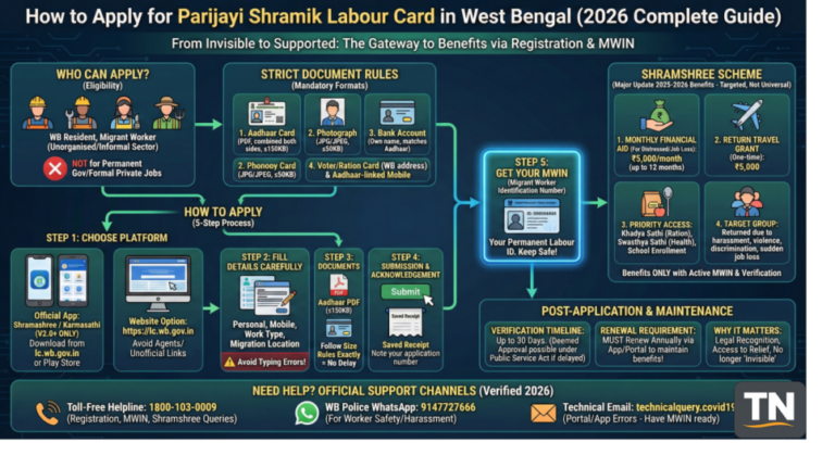 Parijayi Shramik Labour Card West Bengal registration 2026
