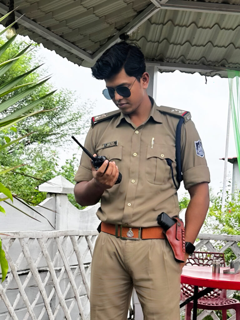Indian police Sub-Inspector in uniform, representative image for SSC CPO 2026 recruitment
