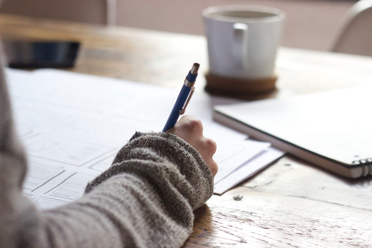 Student preparing for Higher Secondary Semester 3 examination